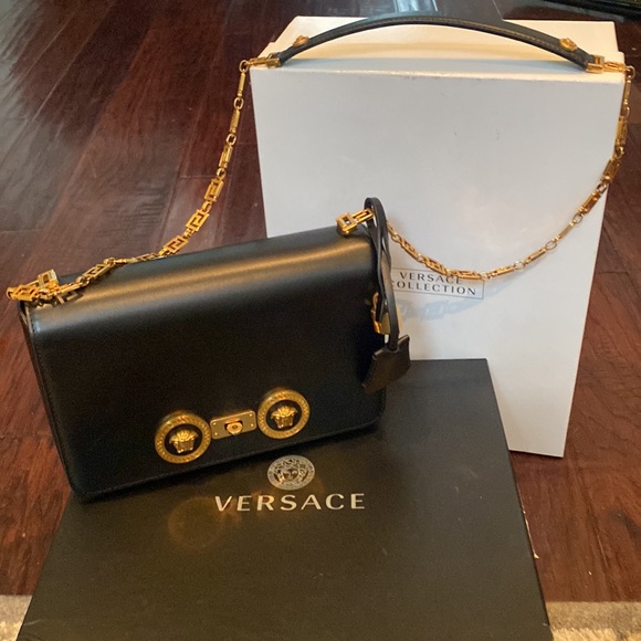 Versace Tribute Icon Calfskin Shoulder bag *SOLD OUT EVERYWHERE* - Picture 2 of 8